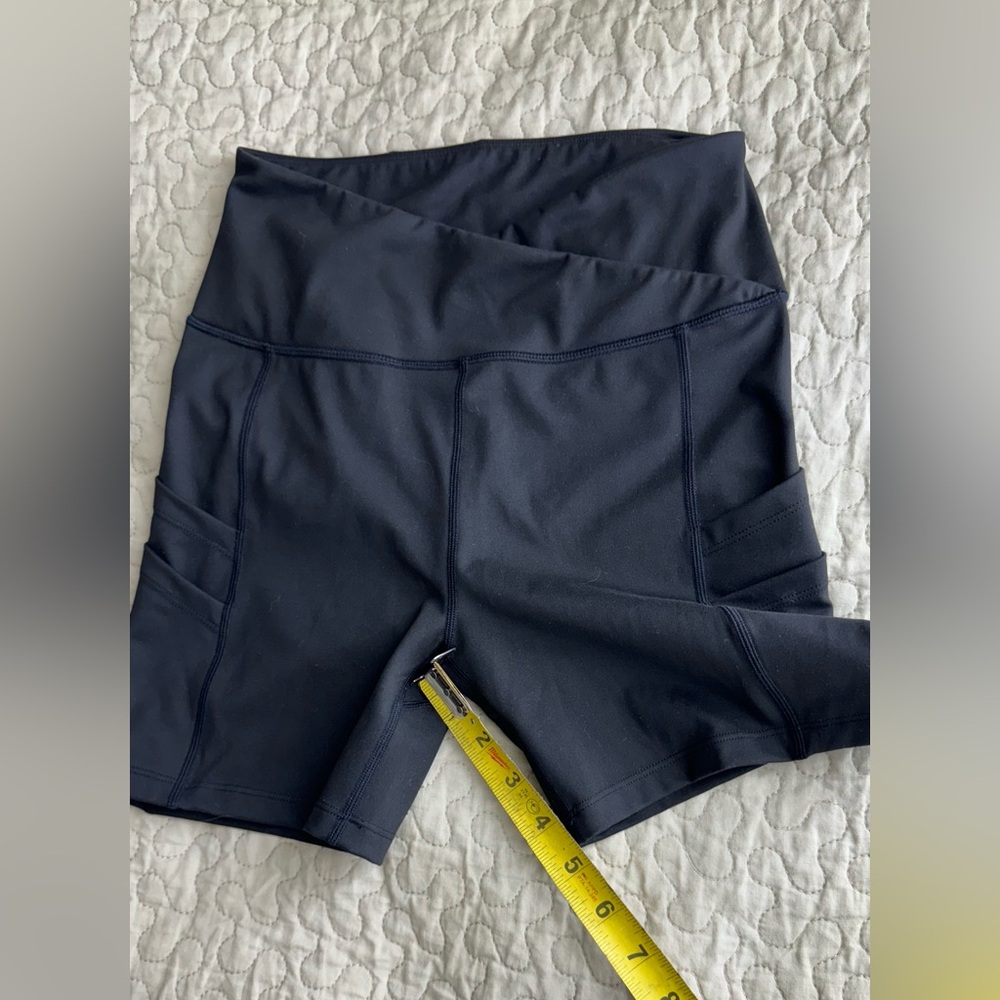 YOGA SHORTS active sport high waist black size S - Picture 8 of 8
